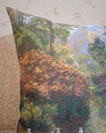 Декоративный гобеленовый чехол Таинственный пруд 47х47