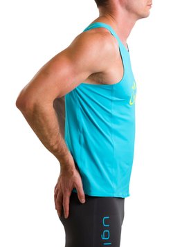 МАЙКА МУЖСКАЯ TOP TANK | SKYBLUE YELLOW