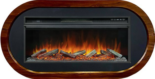 Каминокомплект Ellipse 42 - Орех ноче с очагом Vision 42 LOG LED