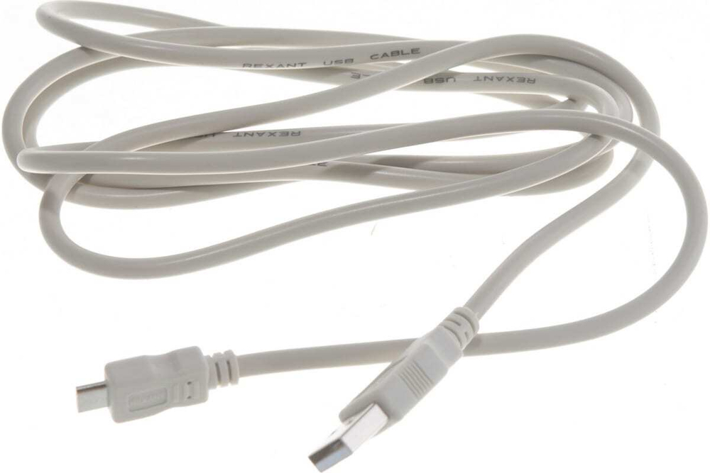 Шнур REXANT micro USB male - USB-A male 1.8M 18-1164