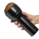 Коричневый мастурбатор-вагина 22,4см Kiiroo Feel Stroker Pussy-Dark Caramel Penis Masturbator