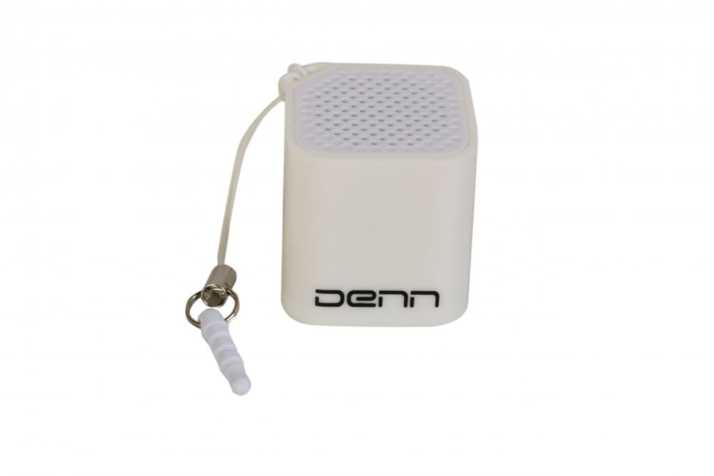 DENN DBS112 с микрофоном и встроенным аккумулятором. Мощность 2W. Белая Беспроводная аудио колонка
