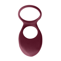 Бордовое эрекционное виброкольцо 3,1см и 4,3см Lola Games Pure Passion Daydream Wine Red 1303-02lola