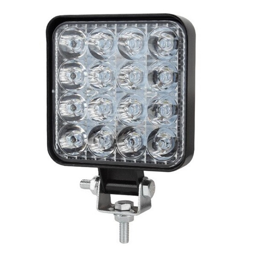 48W (Мини) / Светодиодная фара (квадратные), 48W (mini), дальний свет (1 шт.)