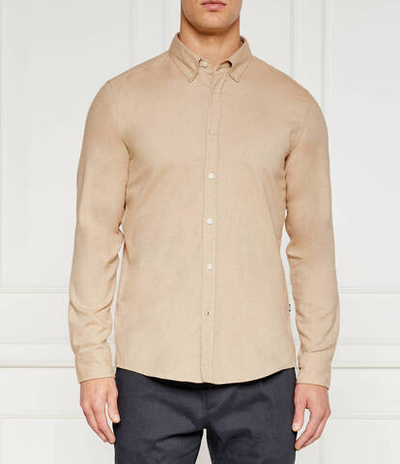 Рубашка BOSS BLACK - бежевый(50520267)