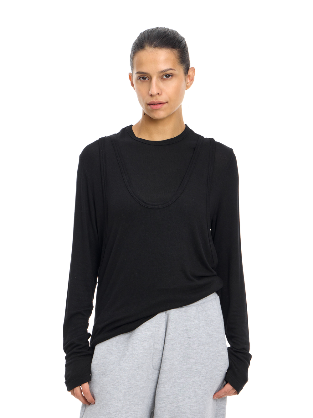 Лонгслив 2в1 Black