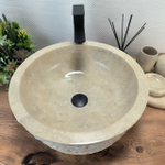 Раковина из мрамора Drum Cream Marmo DM-62851 45*45*16 105
