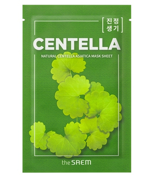 Тканевая маска с экстрактом центеллы азиатской THE SAEM Natural Centella Asiatica Mask Sheet