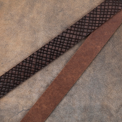 Ременная заготовка Treccia Classic Brown (3,6+ мм), цв. Коричневый