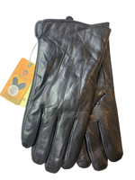 Регал.Кожа теленка.СЕНСОРНЫЕ. Подклад плюш-флис.Перчатки.Мужские.10 шт в упаковке.