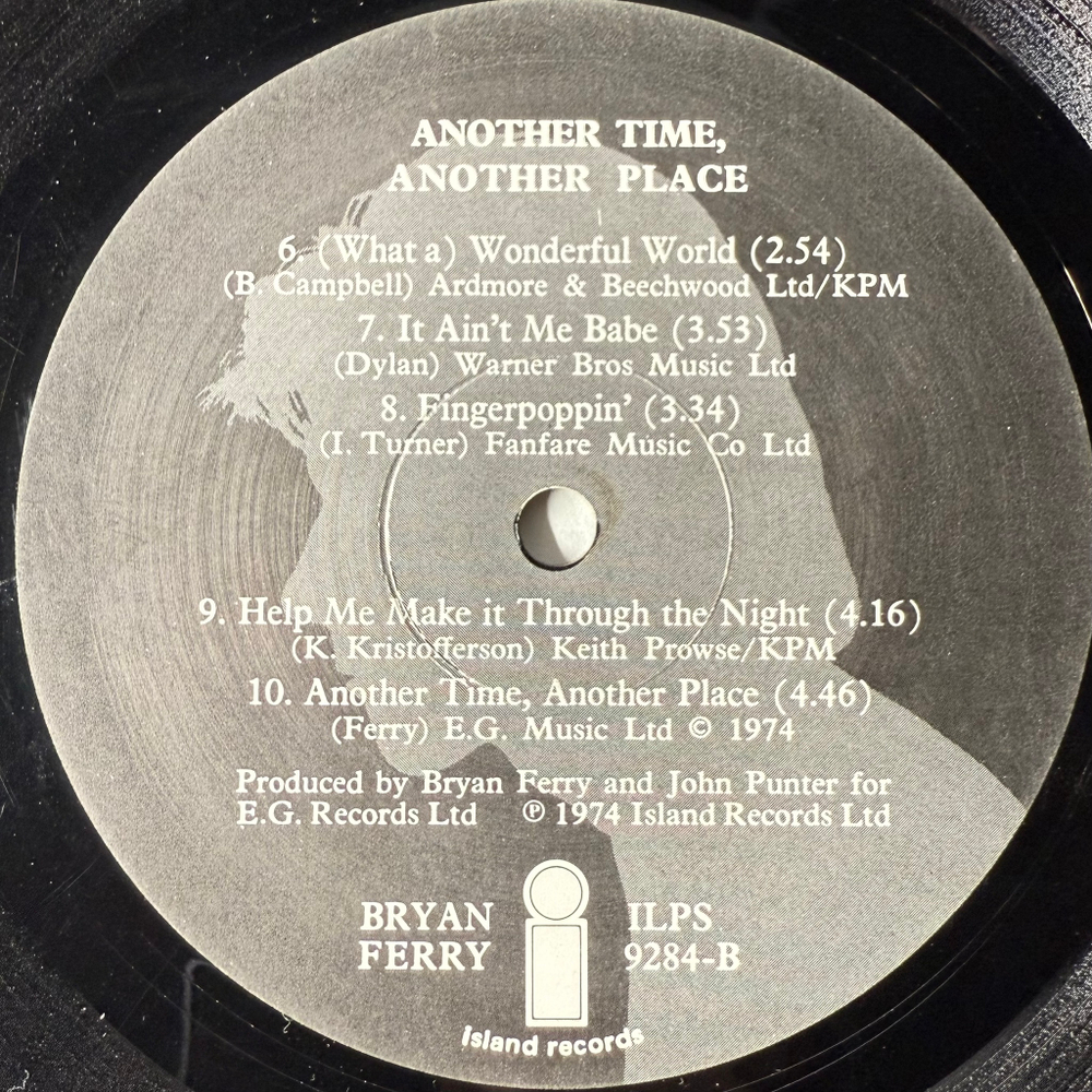 Bryan Ferry - Another Time, Another Place (Англия 1974г.)