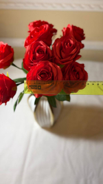 Искусственные цветы, желтые подсолнухи / Высота 44 см. 9 стебелей 9 бутонов/