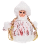 Снегурочка для подарков и конфет «Яркий наряд» 25 см (красная шубка)