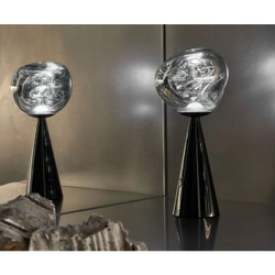 Настольная лампа Melt black