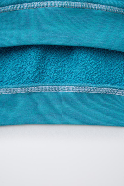 ZARA ТОЛСТОВКА С НАШИВКОЙ, СИНИЙ