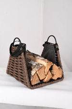 Корзина-дровница прямоугольная с переноской