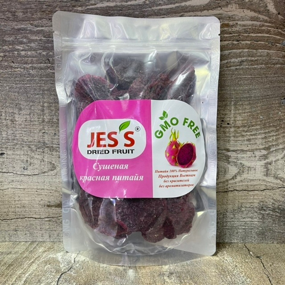 Питайя красная сушеная Jes's Dried Fruit 500 г jess