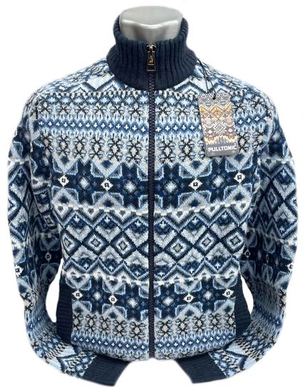 p-p 54-58. Pulltonic из шерсти и кашемира "Узорчатый" Разъемный замок. BATAL