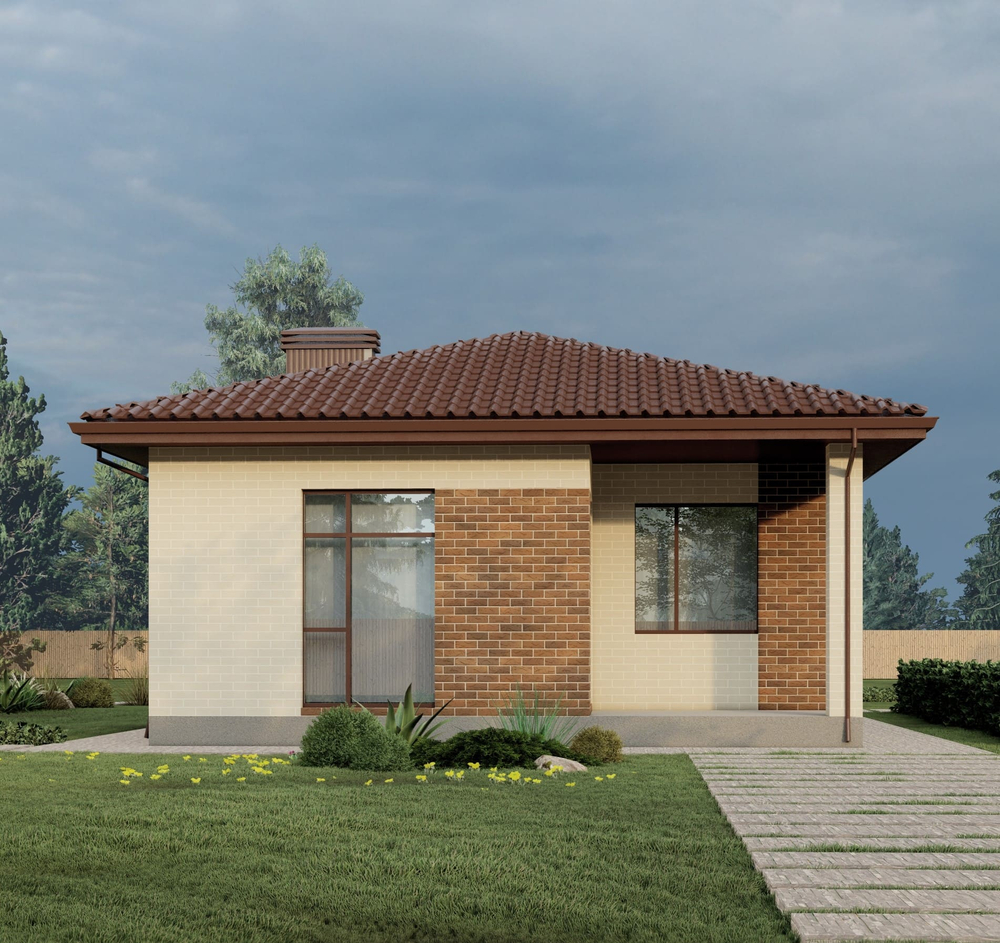 Проект Дома 80,07 кв. м К-74