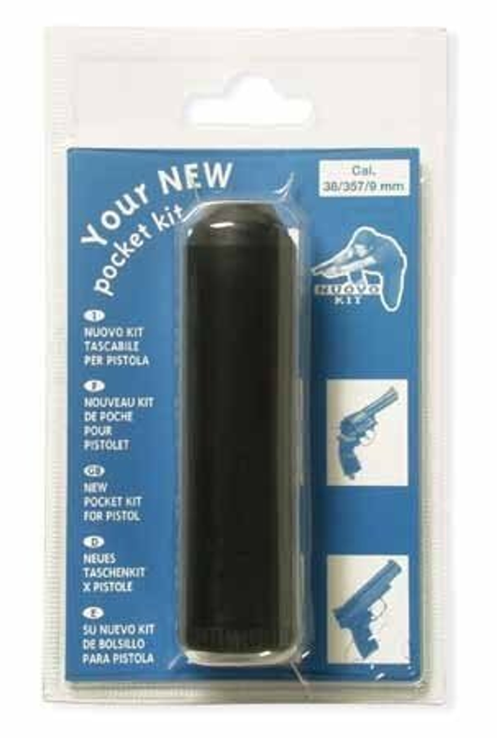 Набор для чистки Stil Crin в цилиндре для пистолета калибр 9 блистер