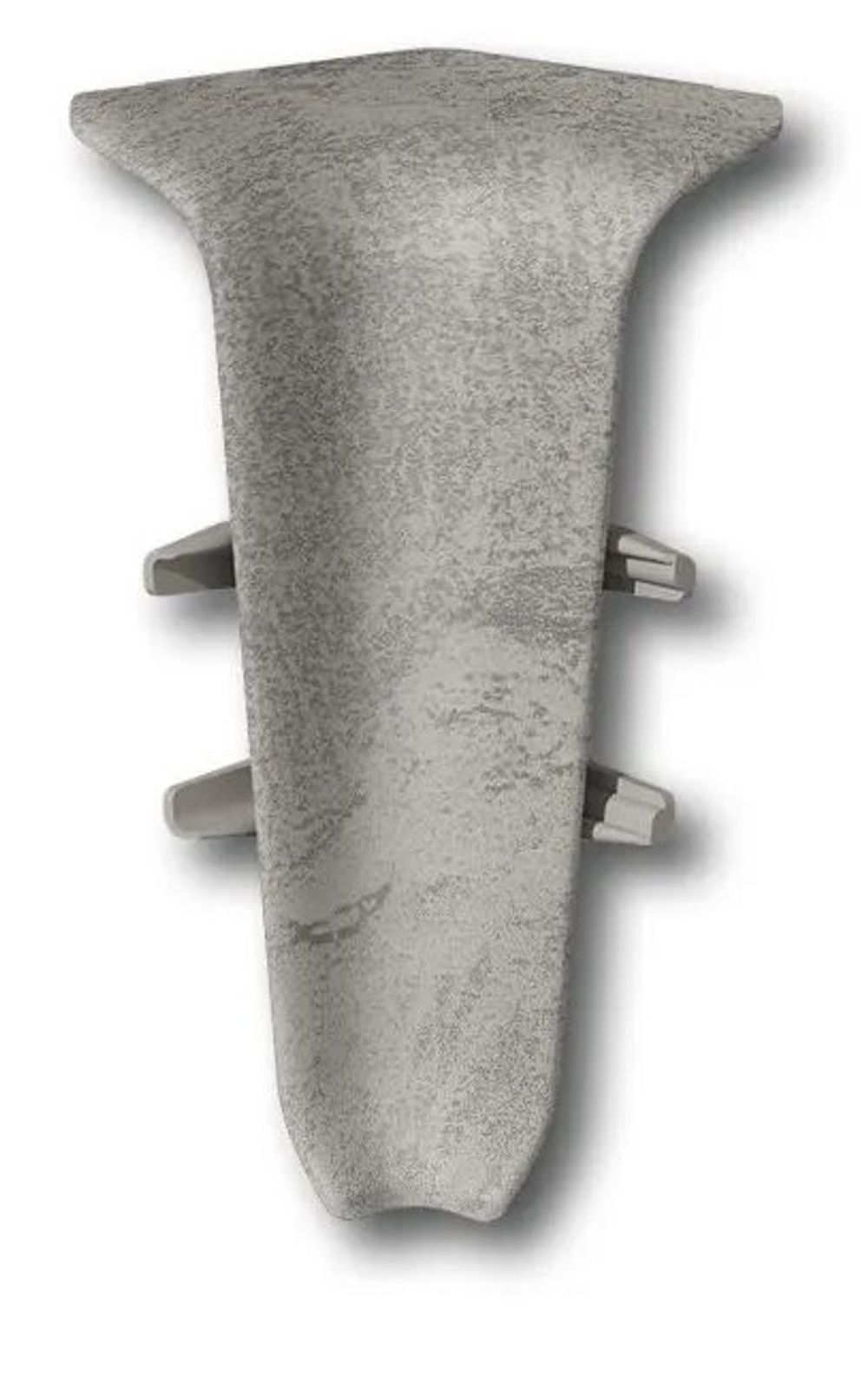 Угол внутренний для плинтуса 70мм "Деконика", 547 Лофт светло-серый