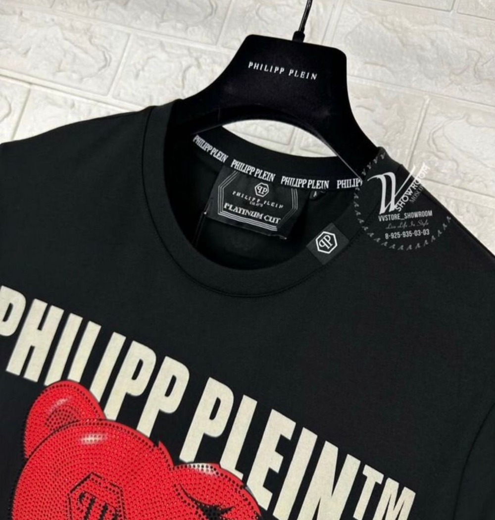 Футболка Philipp Plein Red Teddy P