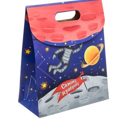 Купить оптом 060-5064 Пакет подарочный «Самому храброму» в Москве