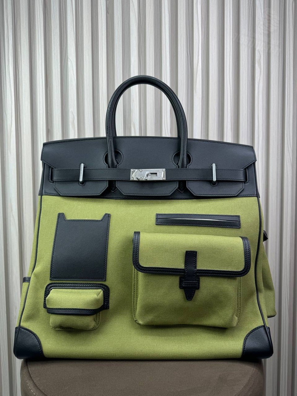 Дорожная сумка Hermes HAC Birkin 40 Cargo Toile