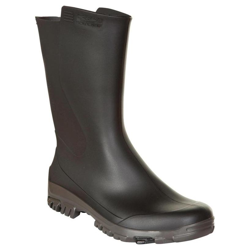DECATHLON Waterproof And Wear resistant Rain Boots Women"s Black
