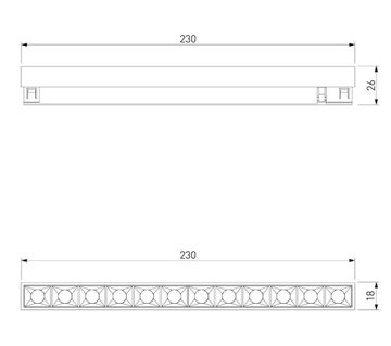 Трековый магнитный светильник LED 10W 4000K a071847 85528/01 латунь Brass Line Magnetic Elektrostandard
