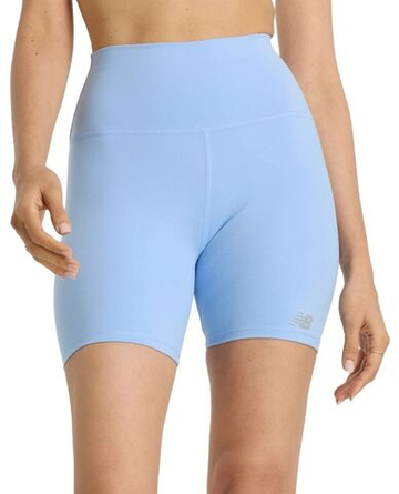 Женские шорты теннисные New Balance Harmony High Rise 6 дюймов - электрическое небо