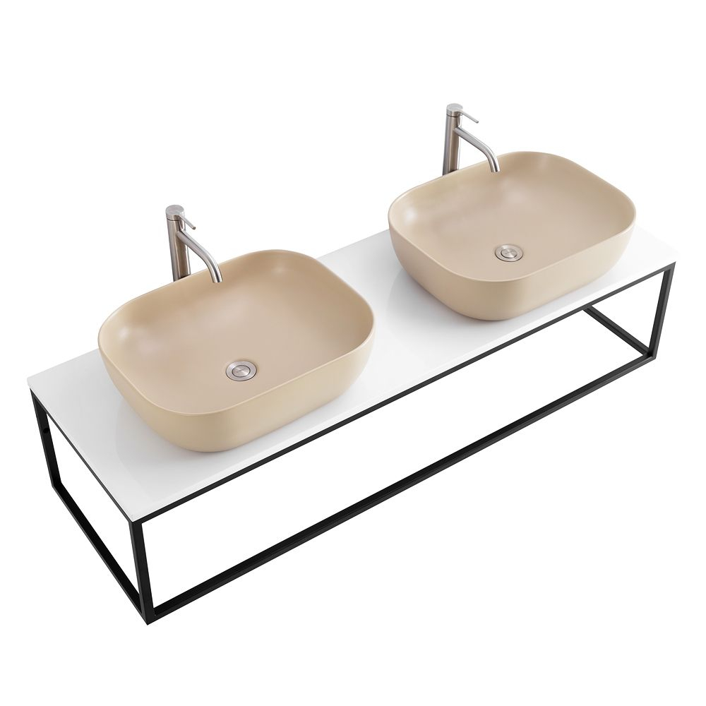 Сварное металлическое консольное крепление столешницы EK-140-ST