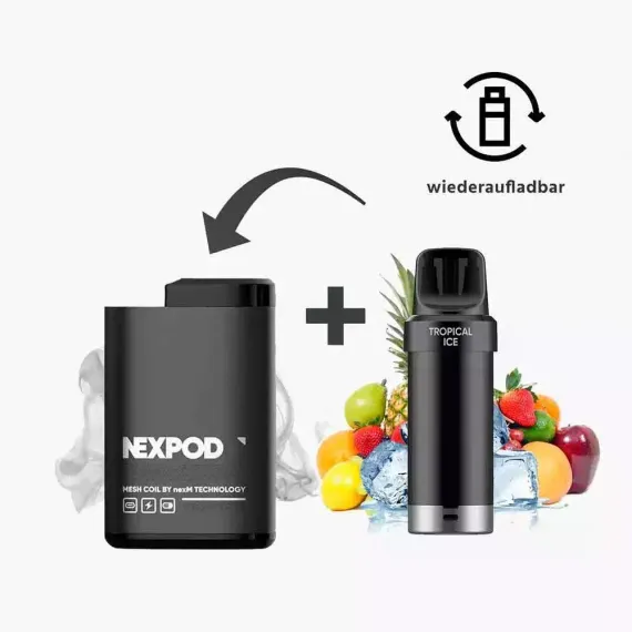 nexPOD Prefilled Pod Kit - Tropical Ice (5% nic)