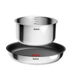 Набор посуды Tefal из нержавеющей стали Ingenio Cook Eat Tefal 3 предмета L881S304
