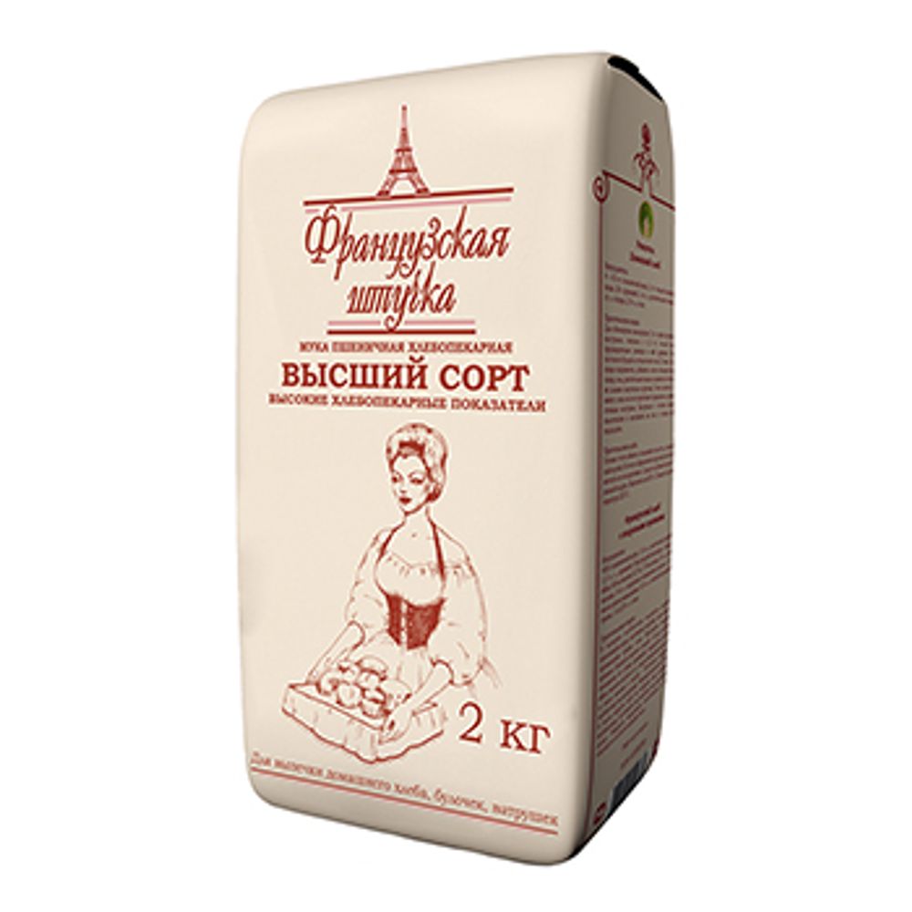 Мука "Французская штучка" пшеничная 2кг
