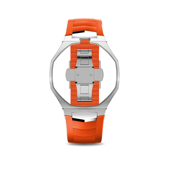 Корпус для часов POP-Swatch x AP - ORENJI HACHI из 2 ремешков
