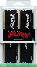 Оперативная память Kingston Fury Beast Black XMP 32GB (KF564C32BBK2-32)