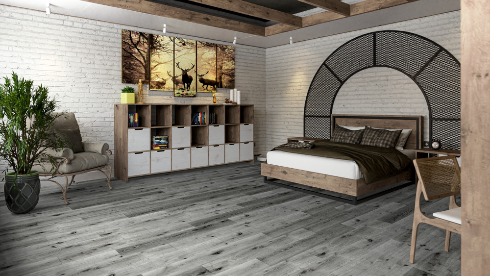 LVT-плитка Damy Floor T7020-23-LVT Дуб Сильвер