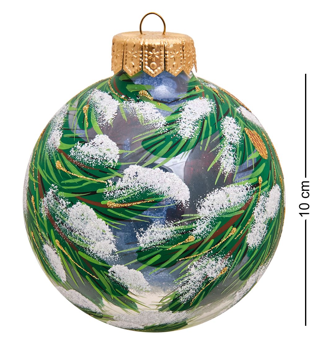 НФШ-1484 Ел.украшение Шар «Козочка» 100 мм