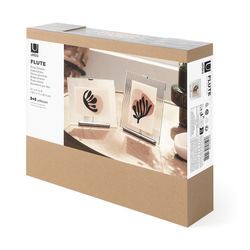 Фоторамка Flute, 16х20 см, хром