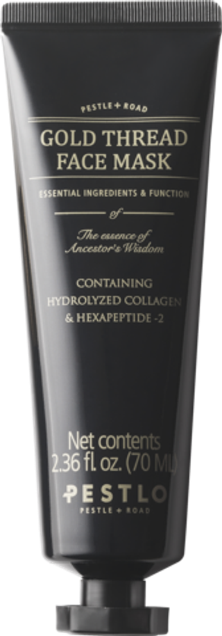 PESTLO, Разглаживающая маска-пленка Gold Thread Face Mask, 70 мл