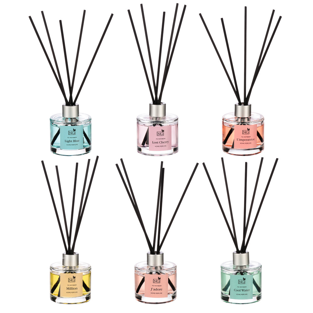 NEW GALAXY Диффузор Home Perfume, L`mperatrice, Cool water, Light blue, Million, J`adore Cherry 40мл