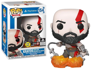 Фигурка Funko POP! Vinyl: Games: God Of War: Kratos W/Blades (светится в темноте) (Exc)