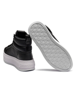 Кожаные кроссовки CALVIN KLEIN JEANS - черный(YW0YW01583)