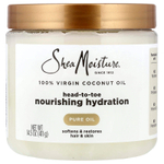 SheaMoisture, 100% кокосовое масло первого отжима, 411 г (14,5 унции)