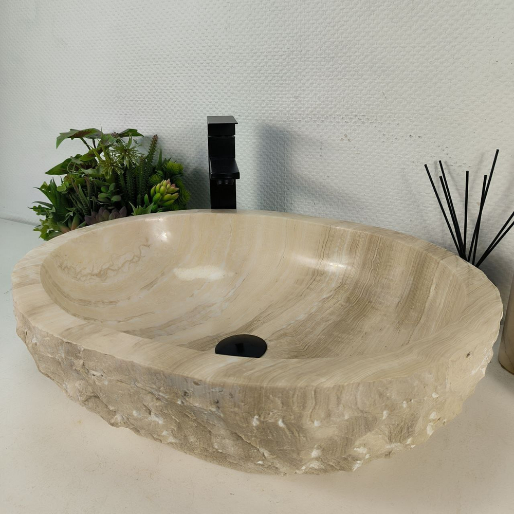 Раковина из оникса Erozy White EO-64440 56*43*15 0214