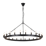 Citilux Смитсон CL470124 Люстра замковая подвесная Чёрная