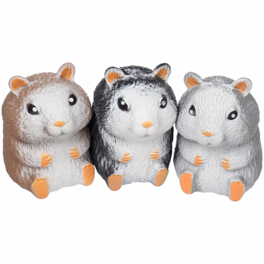 Игрушка «Хомячок», 8,5 см, сквиш, микс