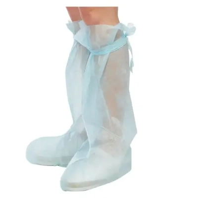 Бахилы хирургические высокие нестерильные Гекса 36 см плотность 25 на завязках 1 пара