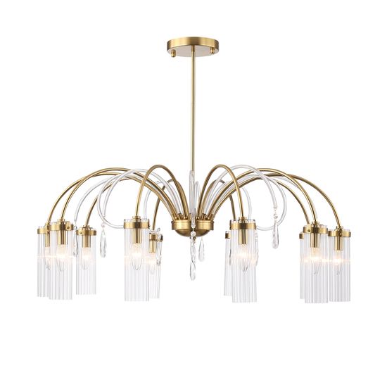 SL1401.303.10 Люстра подвесная ST-Luce Латунь/Латунь, Прозрачный E14 10*40W Luminera